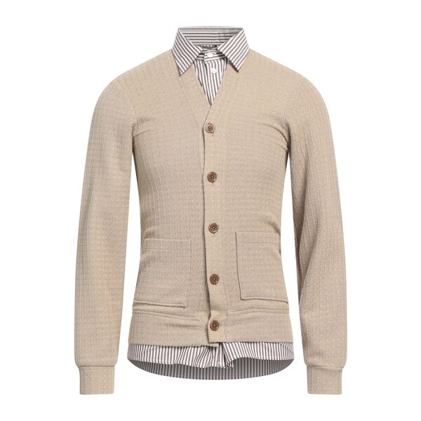 【送料無料】 ダニエレ アレッサンドリー二 メンズ カーディガン アウター Cardigans Brown|asty