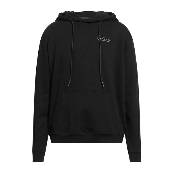 【送料無料】 ジョン リッチモンド メンズ パーカー・スウェットシャツ アウター Sweatshirts Black｜asty 23,850円