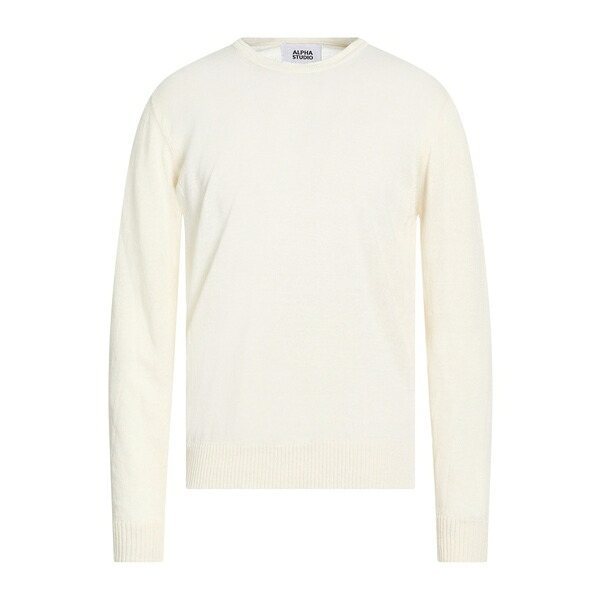 【送料無料】 アルファス テューディオ メンズ ニット&セーター アウター Sweaters White