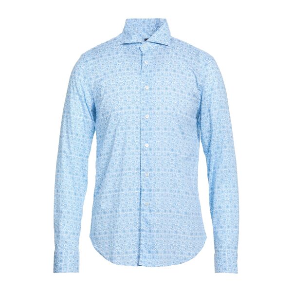【送料無料】 フェデーリ メンズ シャツ トップス Shirts Azure
