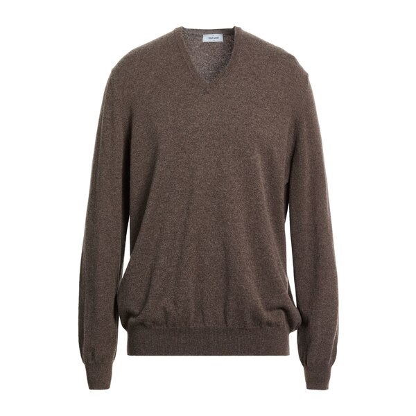 【送料無料】 グランサッソ メンズ ニット&セーター アウター Sweaters Brown
