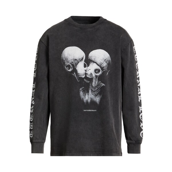 【送料無料】 ハン コペンハーゲン メンズ Tシャツ トップス T-shirts Grey｜asty