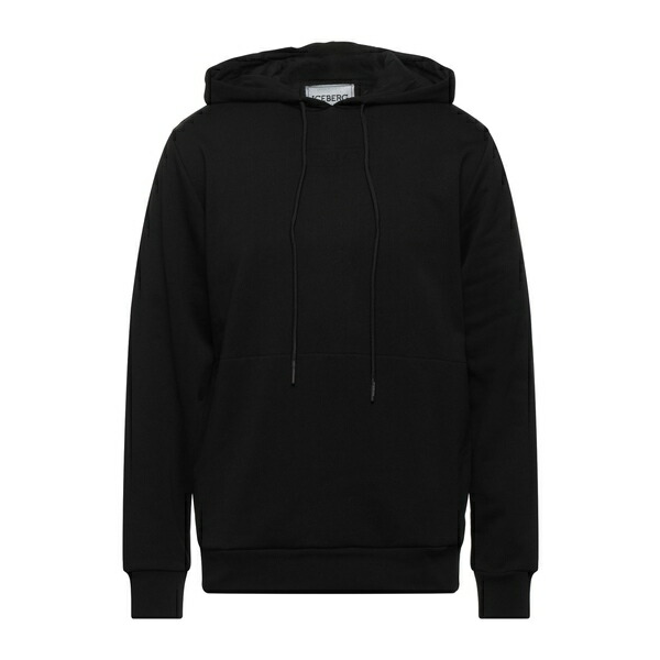 【送料無料】 アイスバーグ メンズ パーカー・スウェットシャツ アウター Sweatshirts Black