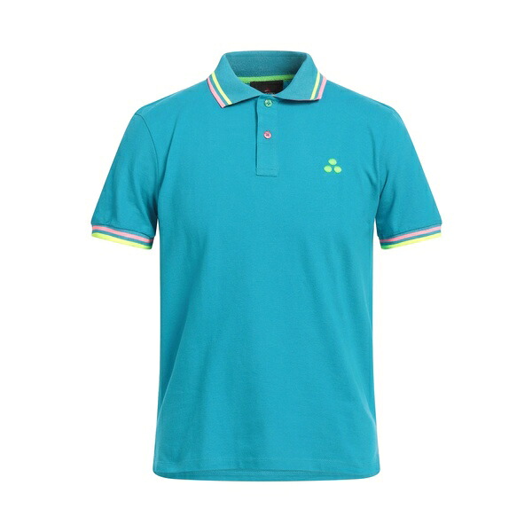 【送料無料】 ピューテリー メンズ Tシャツ トップス Polo shirts Azure