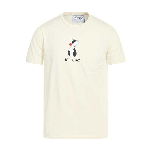 【送料無料】 アイスバーグ メンズ Tシャツ トップス T-shirts White
