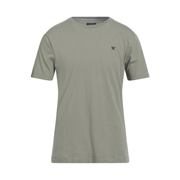 【送料無料】 ハケット メンズ Tシャツ トップス T-shirts Green|asty