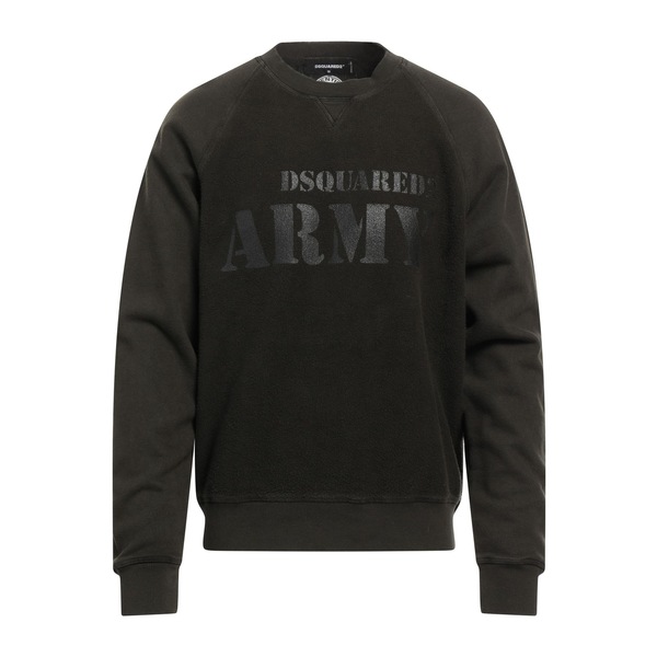 【送料無料】 ディースクエアード メンズ パーカー・スウェットシャツ アウター Sweatshirts Green