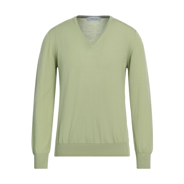 【貨物輸送無料】 グランサッソ メンズ 編み物\u0026プルオーバー アウター Sweaters Green