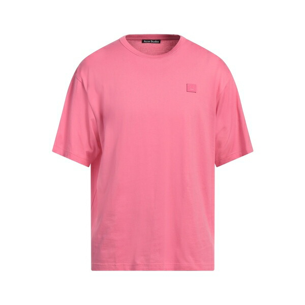 【送料無料】 アクネ ストゥディオズ メンズ Tシャツ トップス T-shirts Pink