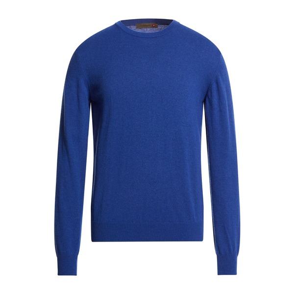 【送料無料】 メッサジェリエ メンズ ニット&セーター アウター Sweaters Blue｜asty 19,330円