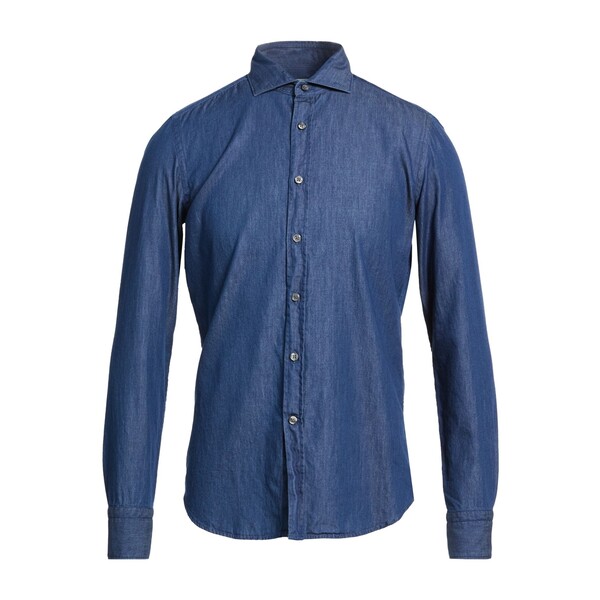 【送料無料】 ギラルデリ メンズ シャツ トップス Denim shirts Blue｜asty