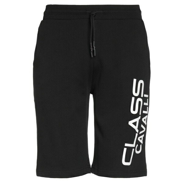 【送料無料】 ロベルトカヴァリ メンズ カジュアルパンツ ボトムス Shorts & Bermuda Shorts Black