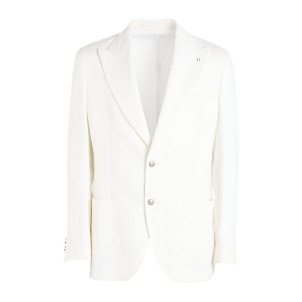 【送料無料】 エルビーエム1911 メンズ ジャケット＆ブルゾン アウター Blazers White