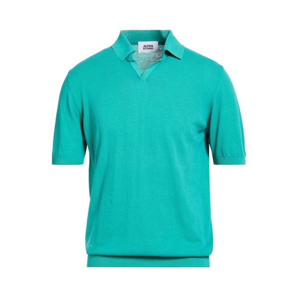【貨物輸送無料】 アルファス テューディオ メンズ 編み物\u0026プルオーバー アウター Sweaters Green