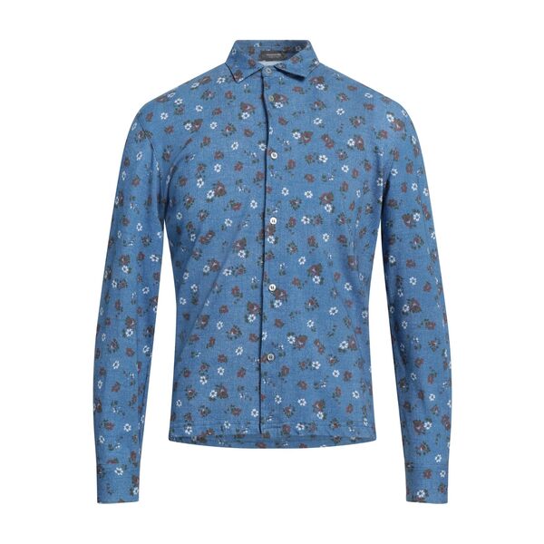 【送料無料】 ロッソピューロ メンズ シャツ トップス Shirts Blue
