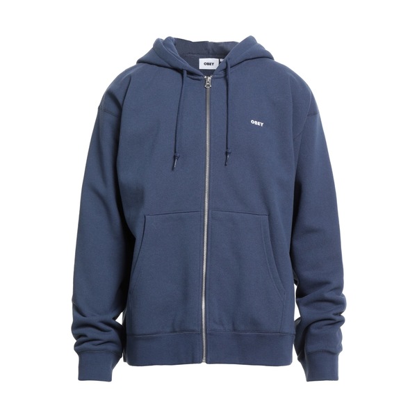 【送料無料】 オベイ メンズ パーカー・スウェットシャツ アウター Sweatshirts Blue｜asty