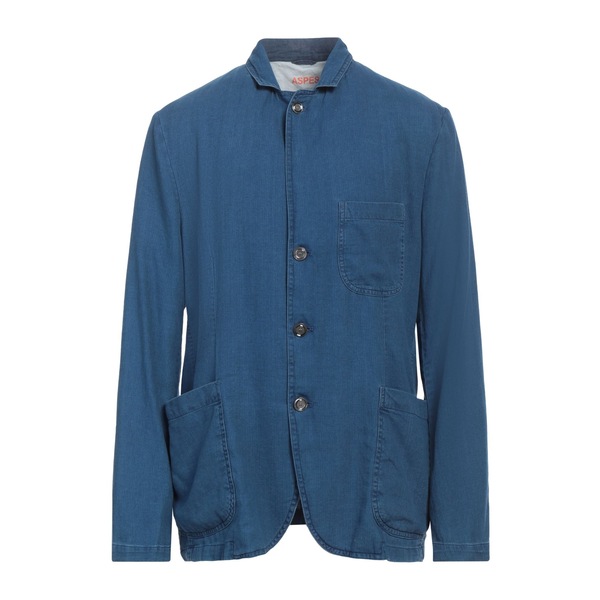 【貨物輸送無料】 アスペジ メンズ 上衣＆上衣 アウター Blazers Blue