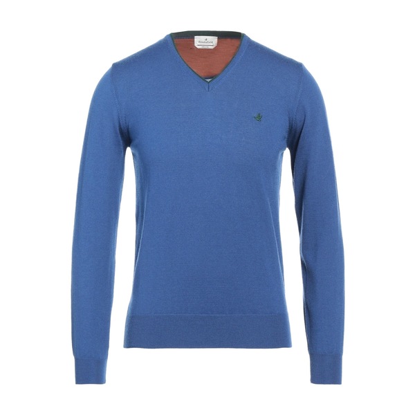 【送料無料】 ブルックスフィールド メンズ ニット&セーター アウター Sweaters Blue