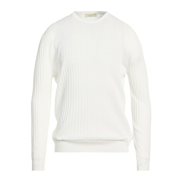 【貨物輸送無料】 フィリッポ デ ラウレンティス メンズ 編み物\u0026プルオーバー アウター Sweaters White