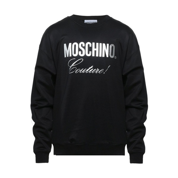 【送料無料】 モスキーノ メンズ パーカー・スウェットシャツ アウター Sweatshirts Black