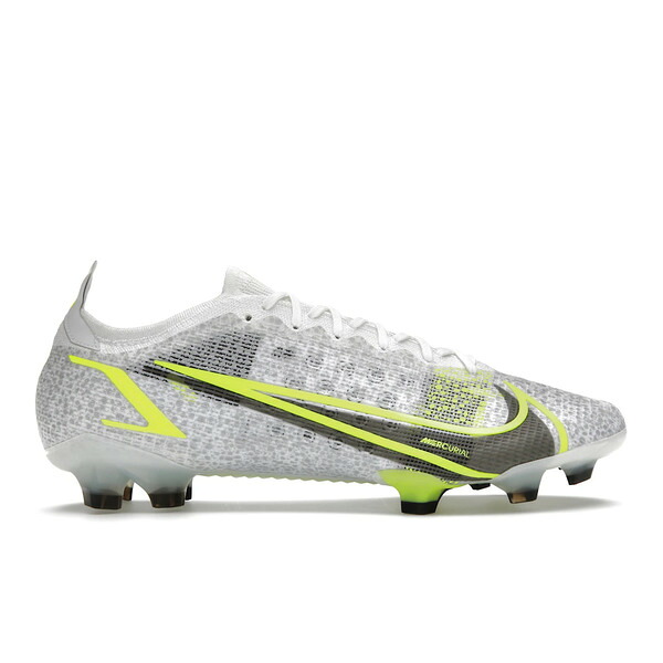 Nike ナイキ メンズ スニーカー  【Nike Mercurial Vapor 14 Elite FG White Volt】  大いさ US_6(24.0糎) White/Metallic Silver/Volt/Black