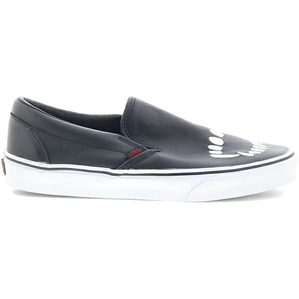 Vans バンズ メンズ スニーカー  【Vans Classic Slip-On Fangs】  大いさ US_7.5(25.5糎) Black/True White