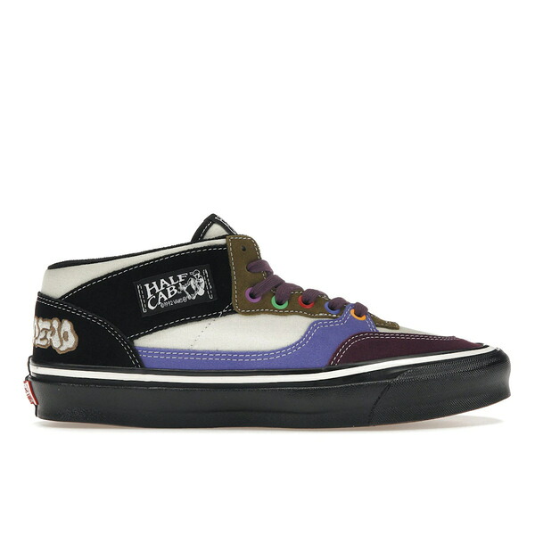 Vans バンズ メンズ スニーカー  【Vans OG Half Cab LX Brain Dead Multi Color】  大いさ US_8(26.0糎) Black/Beige/Violet/Burgundy