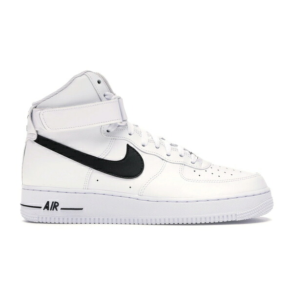 Nike ナイキ メンズ スニーカー  【Nike Air Force 1 High White Black】  大いさ US_10.5(28.5糎) White/Black