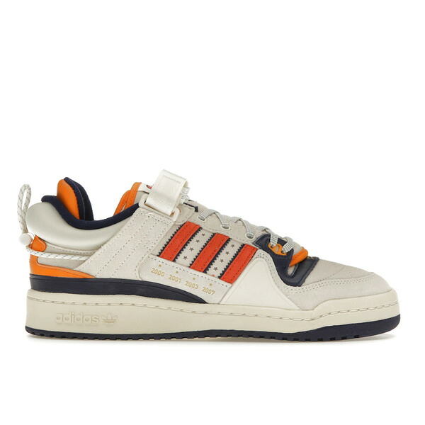 adidas アディダス メンズ スニーカー  【adidas Forum Buckle Low Bad Bunny Cangrejeros de Santurce】  大きさ US_7.5(25.5糎) Cream White/Bright Red/Night Sky