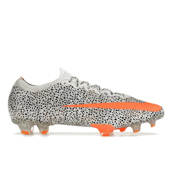 Nike ナイキ メンズ スニーカー  【Nike Mercurial Vapor 13 Elite CR7 FG Safari】  大きさ US_7(25.0珊) White/Black-Total Orange