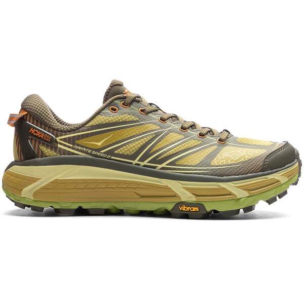 Hoka One One ホカオネオネ メンズ スニーカー  【Hoka One One Mafate Speed 2 Dark Olive】  大きさ US_9.5(27.5珊) Dark Olive/Golden Lichen