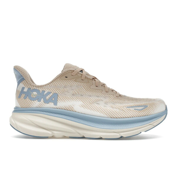 Hoka One One ホカオネオネ メンズ スニーカー  【Hoka One One Clifton 9 Oak Alabaster】  大いさ US_12(30.0糎) Oak/Alabaster