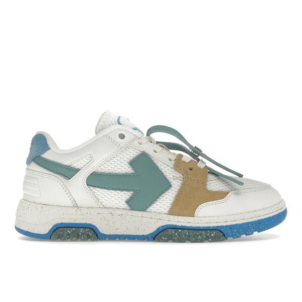 OFF-WHITE 象牙色 メンズ スニーカー  【OFF-WHITE Out Of Office Low Slim White University Blue】  大きさ EU_46(31.0珊) White Blue