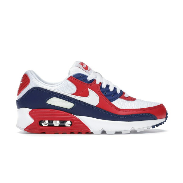 Nike ナイキ メンズ スニーカー  【Nike Air Max 90 USA (2020)】  大きさ US_10(28.0珊) White/Red-Royal