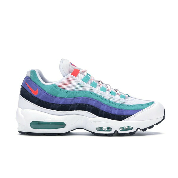 Nike ナイキ メンズ スニーカー  【Nike Air Max 95 Discover Your Air】  大きさ US_11(29.0珊) White/Flash Crimson-Hyper Jade