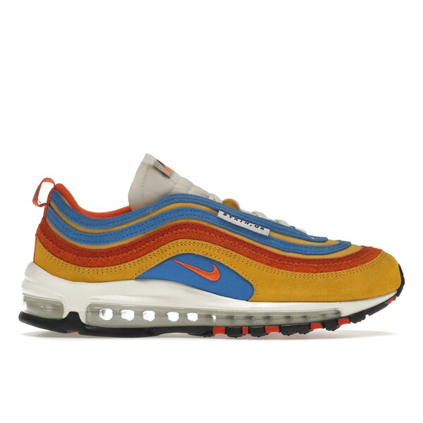 Nike ナイキ メンズ スニーカー  【Nike Air Max 97 Running Club】  大きさ US_7(25.0糎) Pollen/Orange/Light Photo Blue