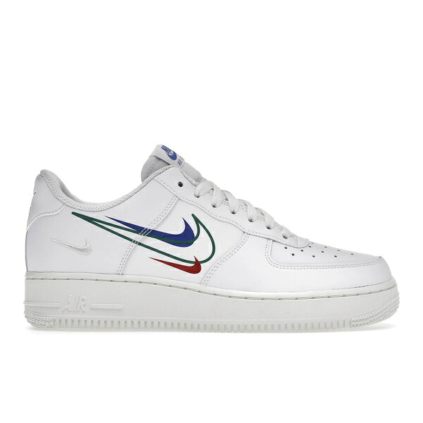 Nike ナイキ メンズ スニーカー  【Nike Air Force 1 Low Multi-Swoosh】  大きさ US_M_15 White/Multi-Color-White