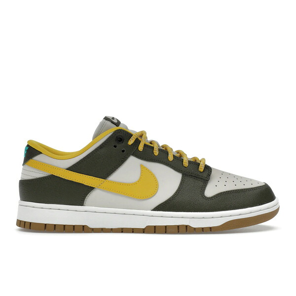 Nike ナイキ メンズ スニーカー  【Nike Dunk Low Retro Premium Cargo Khaki Vivid Sulfur】  大きさ US_M_13 Cargo Khaki/Summit White/Clear Jade/Vivid Sulfur