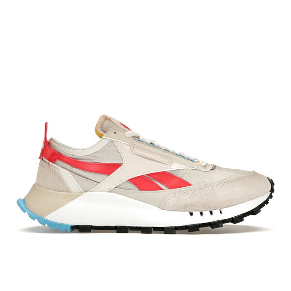 Reebok リーボック メンズ スニーカー  【Reebok Classic Leather Legacy Alabaster Laser Red】  大きさ US_5.5(23.5糎) Alabaster/Chalk-Laser Red