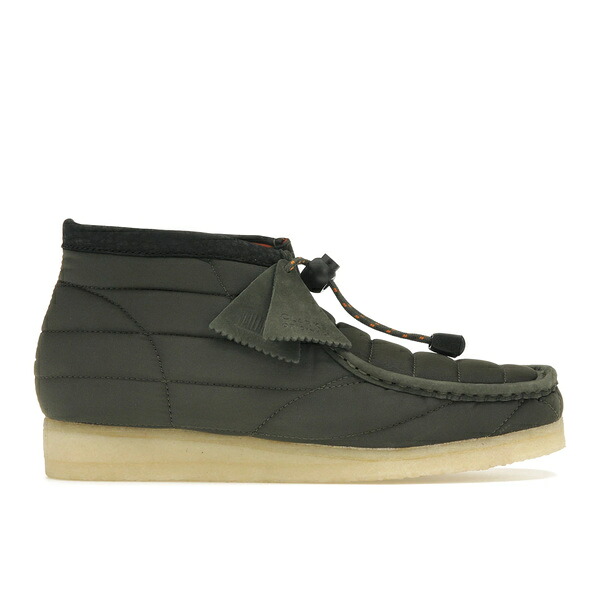 Clarks クラークス メンズ スニーカー  【Clarks Originals Wallabee Boot Khaki Quilted】  大きさ US_8(26.0珊) Khaki/Green
