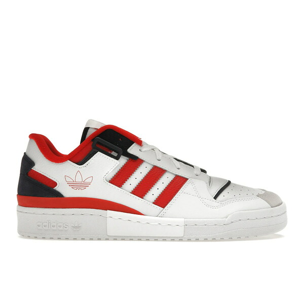adidas アディダス メンズ スニーカー  【adidas Forum Exhibit Low USA】  大きさ US_11.5(29.5珊) Footwear White/Red/Legend Ink