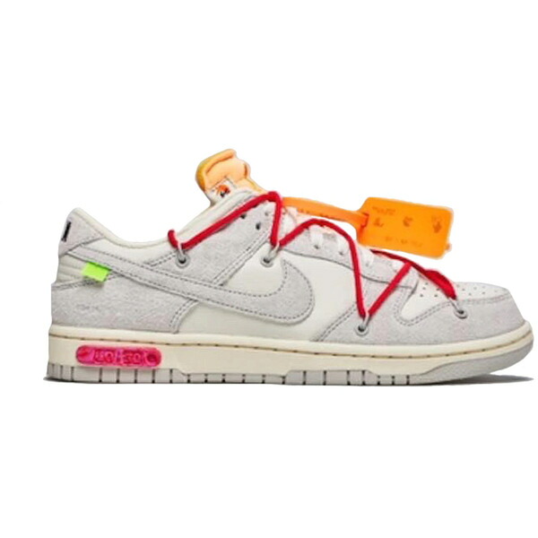 Nike ナイキ メンズ スニーカー  【Nike Dunk Low Off-White Lot 40】  大きさ US_6(24.0珊) Sail/Neutral Grey-Global Red