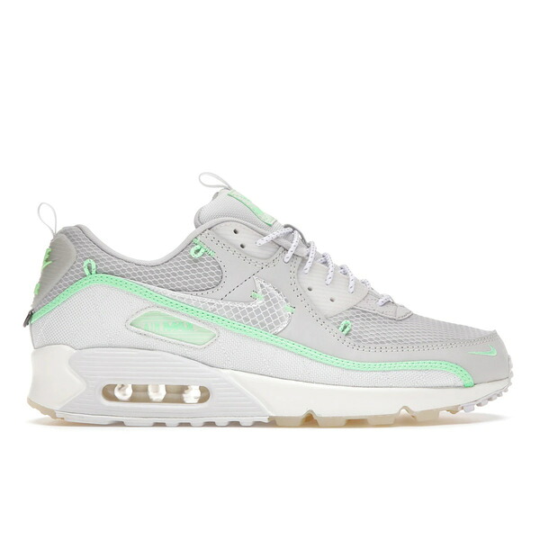 Nike ナイキ メンズ スニーカー  【Nike Air Max 90 Sail Neon Green】  大いさ US_6.5(24.5糎) Light Bone/White/Sail/Platinum Tint/Neon Green