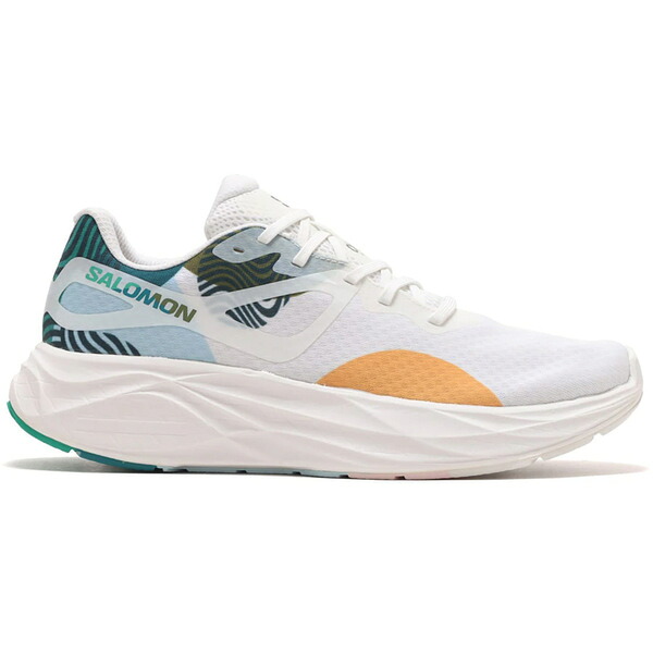 Salomon サロモン メンズ スニーカー  【Salomon Advanced Aero Glide Ciele】  大きさ US_9.5(27.5珊) Emerald/Crystal Blue/Blazing Orange