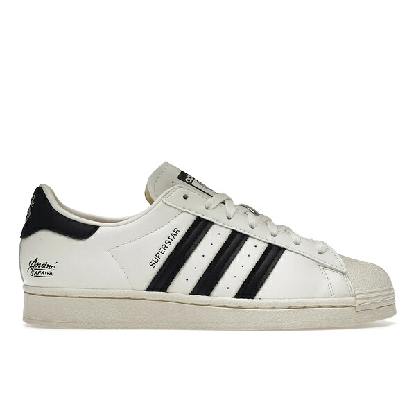 adidas アディダス メンズ スニーカー  【adidas Superstar Andre Saraiva Chalk White Black】  大きさ US_M_4 Chalk White/Chalk White/Core Black