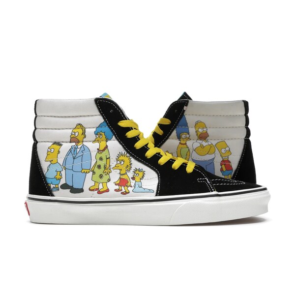 Vans バンズ メンズ スニーカー  【Vans Sk8-Hi The Simpsons Family Portrait】  大きさ US_11.5(29.5珊) Black/White