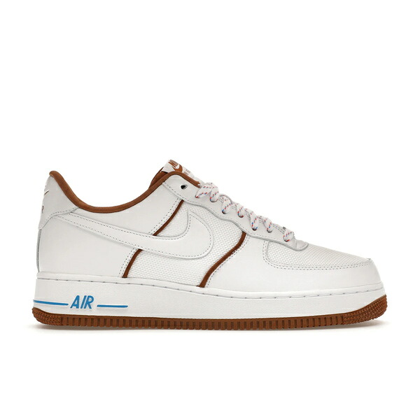Nike ナイキ メンズ スニーカー  【Nike Air Force 1 Low \u002707 White Light British Tan】  大きさ US_M_13 White/Light British Tan/Photo Blue/White