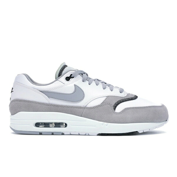 Nike ナイキ メンズ スニーカー  【Nike Air Max 1 Wolf Grey White】  大きさ US_11(29.0珊) White/Black/Wolf Grey