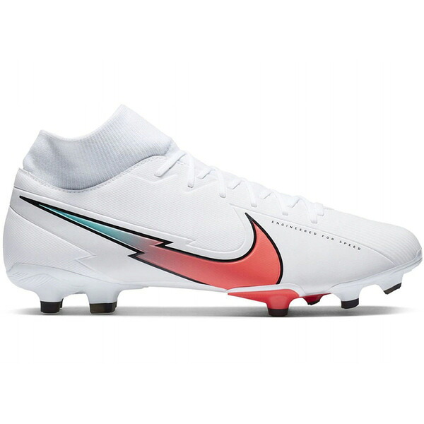 Nike ナイキ メンズ スニーカー  【Nike Mercurial Superfly 7 Academy MG White Crimson Jade】  大きさ US_8(26.0珊) White/Photon Dust/Hyper Jade/Flash Crimson