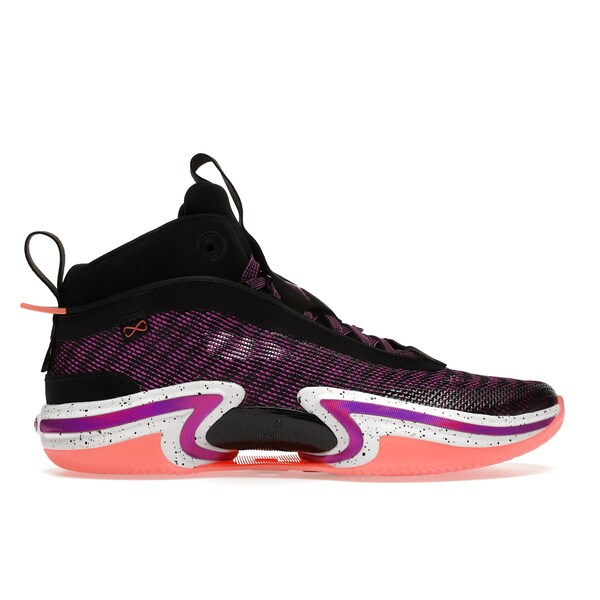 Jordan ジョーダン メンズ スニーカー  【Jordan 36 First Light】  大いさ US_12.5(30.5糎) Black/Hyper Violet-White-Bright Mango